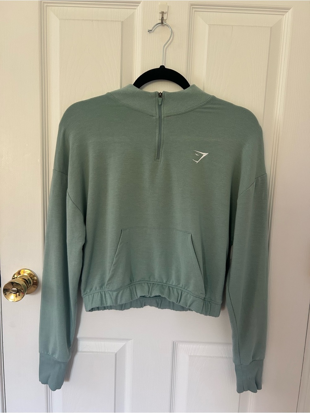 Gymshark Pippa Training Cropped Pullover Maya Blue M